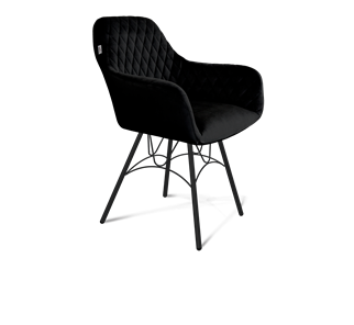 Обеденный стул SHT-ST38 / SHT-S100 (ночное затмение/черный муар) в Шахтах