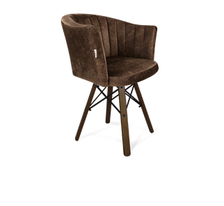 Обеденный стул SHT-ST42-1 / SHT-S70 (кофейный трюфель/темный орех/черный муар) в Шахтах