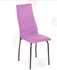Обеденный стул Волна, каркас металл коричневый, инфинити фиолетовый в Ростове-на-Дону