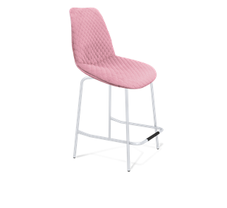 Полубарный стул SHT-ST29-С22 / SHT-S29P-1 (розовый зефир/хром лак) в Шахтах