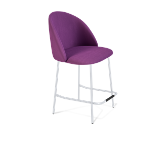 Полубарный стул SHT-ST35 / SHT-S29P-1 (ягодное варенье/хром лак) в Шахтах