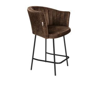 Полубарный стул SHT-ST42-1 / SHT-S29P-1 (кофейный трюфель/черный муар) в Шахтах