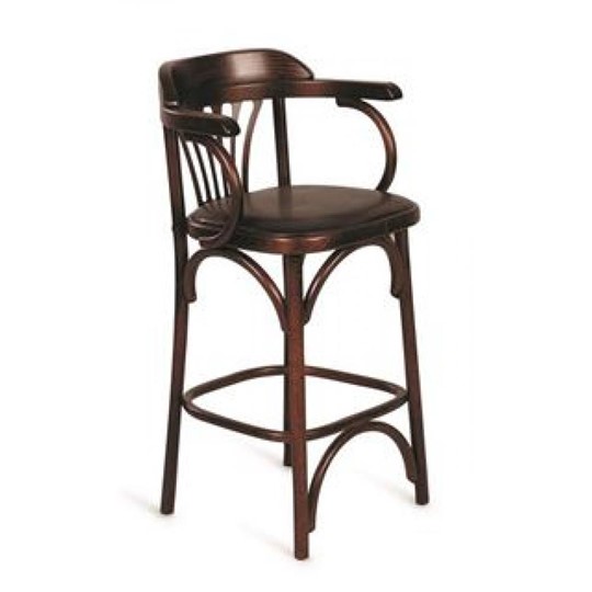 Барный стул 650 твердый (темный тон) в Батайске - изображение 1
