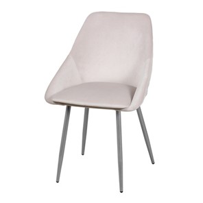 Мягкий дизайнерский стул Мартин СРП-063 эмаль бриллиант Веллюто бежевый в Таганроге