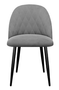 Обеденный стул 302, микровелюр B22 grey, ножки черные в Шахтах - предосмотр 1