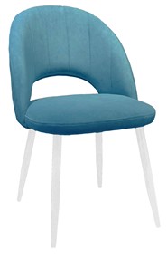 Кухонный стул 217 V16 голубой/белый в Шахтах