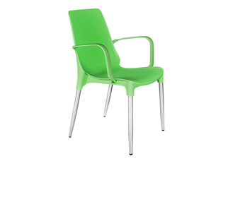 Обеденный стул SHT-ST76/S424-С (зеленый/хром лак) в Ростове-на-Дону