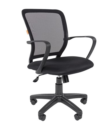 Кресло CHAIRMAN 698 black, ткань, цвет черный в Шахтах - изображение