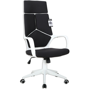 Компьютерное кресло Brabix Premium Prime EX-515 (пластик белый, ткань, черное) 531812 в Шахтах