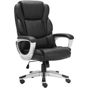 Кресло Brabix Premium Rest EX-555 (пружинный блок, экокожа, черное) 531938 в Шахтах