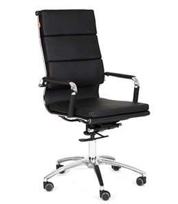 Офисное кресло CHAIRMAN 750 экокожа черная в Батайске - предосмотр