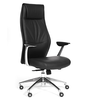 Кресло CHAIRMAN Vista Экокожа премиум черная в Шахтах - изображение