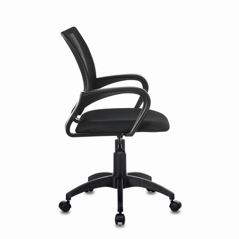 Офисное кресло Brabix Fly MG-396 (с подлокотниками, сетка, черное) 532083 в Шахтах - изображение 1