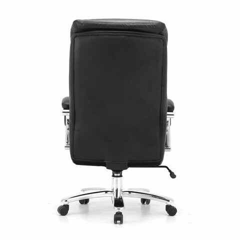 Кресло компьютерное Brabix Premium Pride HD-100 (натуральная кожа, черное) 531940 в Шахтах - изображение 3