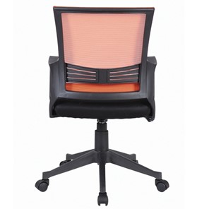 Кресло офисное Brabix Balance MG-320 (с подлокотниками, комбинированное черное/оранжевое) 531832 в Шахтах - предосмотр 2