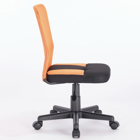 Компьютерное кресло Brabix Smart MG-313 (без подлокотников, комбинированное, черное/оранжевое) 531844 в Шахтах - изображение 2