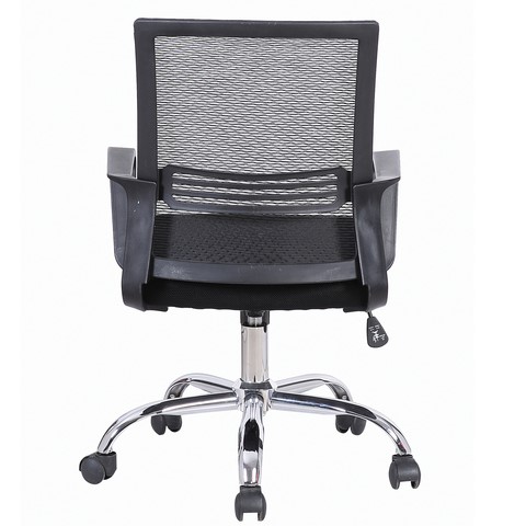 Офисное кресло Brabix Daily MG-317 (с подлокотниками, хром, черное) 531833 в Шахтах - изображение 2
