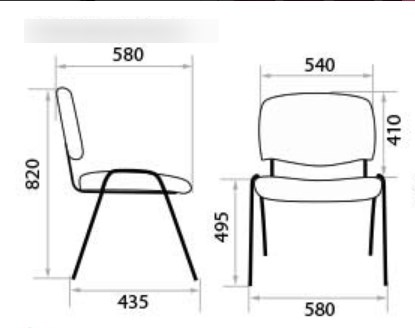 Офисный стул Iso chrome С6 в Шахтах - изображение 1