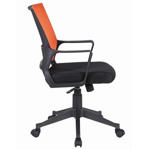 Кресло офисное Brabix Balance MG-320 (с подлокотниками, комбинированное черное/оранжевое) 531832 в Шахтах - предосмотр 1
