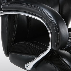 Кресло офисное Brabix Premium Status HD-003 (рециклированная кожа, хром, черное) 531821 в Шахтах - предосмотр 7