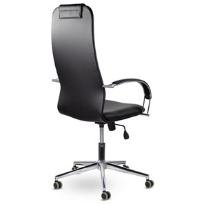 Офисное кресло Brabix Premium Pilot EX-610 CH (хром, кожзам, черное) 532418 в Шахтах - предосмотр 3