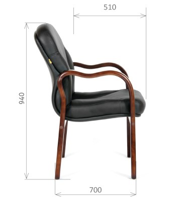 Кресло CHAIRMAN 658 Натуральная кожа черный в Таганроге - изображение 2