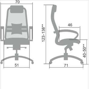 Офисное кресло Samurai SL-1.04, черный в Шахтах - предосмотр 1