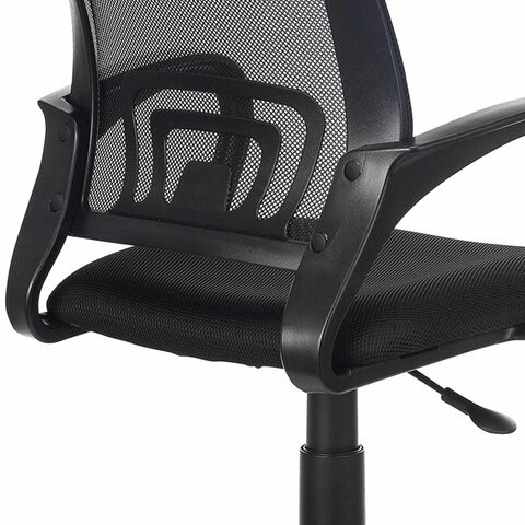 Офисное кресло Brabix Fly MG-396 (с подлокотниками, сетка, черное) 532083 в Таганроге - изображение 5