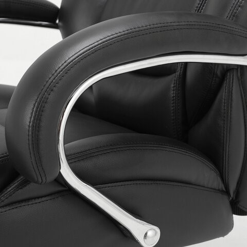 Кресло компьютерное Brabix Premium Pride HD-100 (натуральная кожа, черное) 531940 в Шахтах - изображение 6