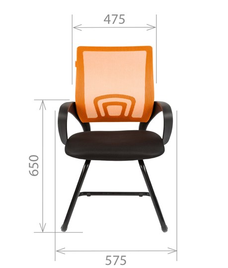 Офисное кресло CHAIRMAN 696V, цвет оранжевый в Шахтах - изображение 1