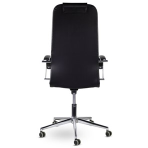 Офисное кресло Brabix Premium Pilot EX-610 CH (хром, кожзам, черное) 532418 в Шахтах - предосмотр 4