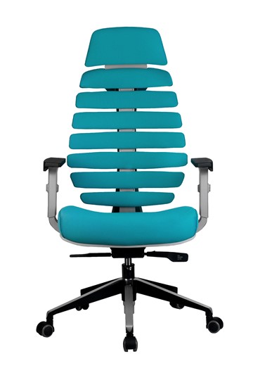 Кресло Riva Chair SHARK (Лазурный/серый) в Ростове-на-Дону - изображение 1