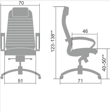 Офисное кресло Samurai KL-1.041 бежевый в Шахтах - изображение 1