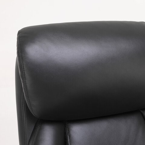 Кресло компьютерное Brabix Premium Pride HD-100 (натуральная кожа, черное) 531940 в Шахтах - изображение 4