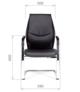 Офисное кресло CHAIRMAN Vista V Экокожа премиум черная в Шахтах - предосмотр 1