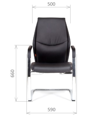 Офисное кресло CHAIRMAN Vista V Экокожа премиум черная в Батайске - изображение 1