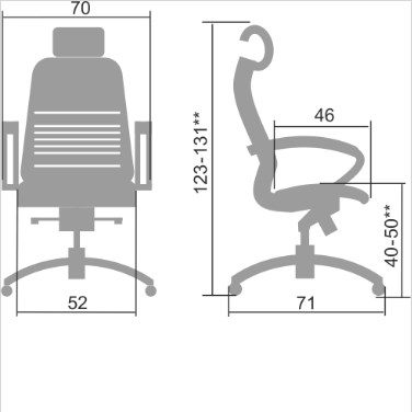 Офисное кресло Samurai K-2.04  бежевый в Шахтах - изображение 1