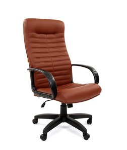 Компьютерное кресло CHAIRMAN 480 LT, экокожа, цвет коричневый в Шахтах