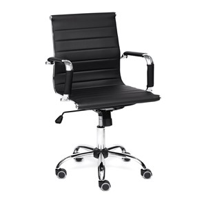 Кресло компьютерное URBAN-LOW кож/зам, черный, арт.14460 в Батайске