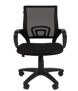Кресло компьютерное CHAIRMAN 696 black Сетчатый акрил DW62 черный в Батайске - предосмотр 1