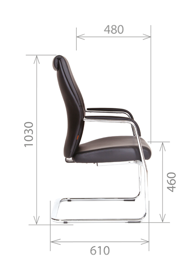 Офисное кресло CHAIRMAN Vista V Экокожа премиум коричневая (vista) в Шахтах - изображение 2