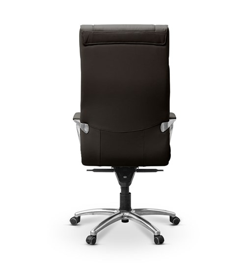 Кресло офисное Олимп X (подлокотники хромированные) экокожа премиум / черная CN1114 в Шахтах - изображение 5