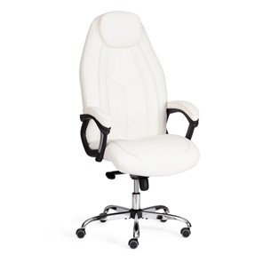 Компьютерное кресло BOSS Lux, кож/зам, белый, арт.21152 в Шахтах