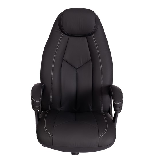Кресло офисное BOSS Lux, кож/зам, черный, арт.21151 в Таганроге - изображение 6
