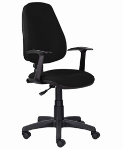 Офисное кресло Brabix Comfort MG-321, регулируемая эргономичная спинка, ткань, черное в Шахтах