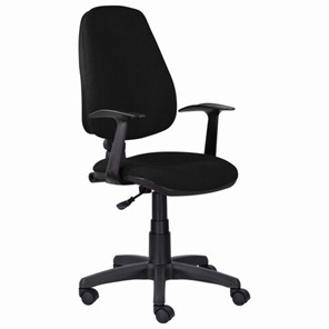 Кресло офисное BRABIX "Comfort MG-321", регулируемая эргономичная спинка, ткань, черное, 532556 в Шахтах