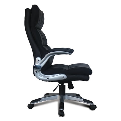 Компьютерное кресло BRABIX "Fregat EX-510", рециклированная кожа, черное, 530863 в Шахтах - изображение 2