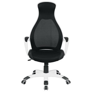 Компьютерное кресло Brabix Premium Genesis EX-517 (пластик белый, ткань/экокожа/сетка черная) 531573 в Шахтах - предосмотр 3