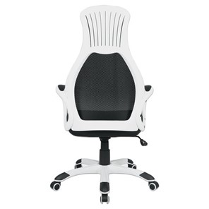 Компьютерное кресло Brabix Premium Genesis EX-517 (пластик белый, ткань/экокожа/сетка черная) 531573 в Шахтах - предосмотр 4