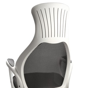 Компьютерное кресло Brabix Premium Genesis EX-517 (пластик белый, ткань/экокожа/сетка черная) 531573 в Шахтах - предосмотр 7